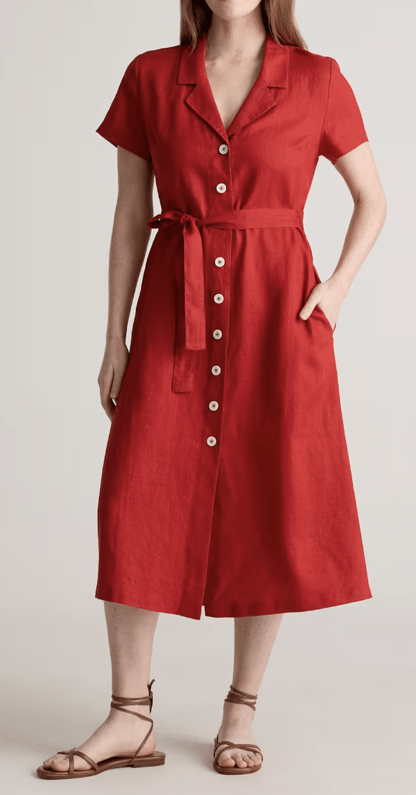 Red, White, Blue Clothing For 4th of July tania stephens fashion blogger  quince